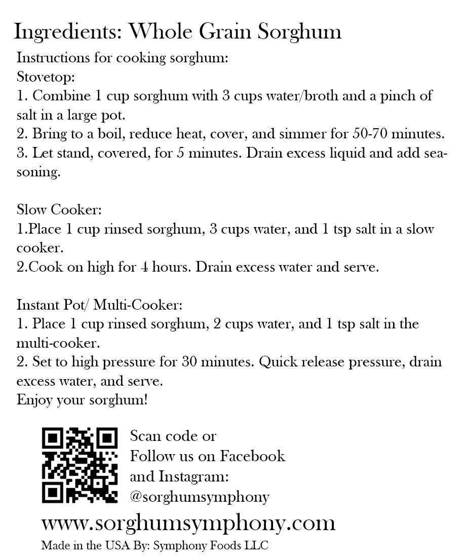 Whole Grain Sorghum - White